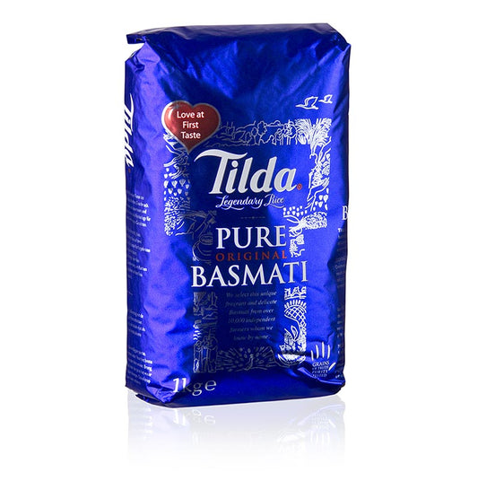 1 kg Tilda Basmati Reis, perfekt für die Zubereitung von köstlichen Gerichten