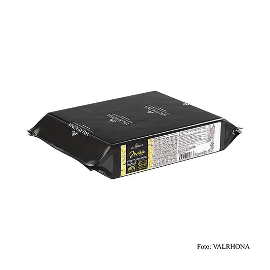 Valrhona Jivara Lactée Grand Cru, Vollmilch Couverture, Block, 40% Kakao, 3 kg - premium milk chocolate with 40% cocoa, 3 kg block for professional use