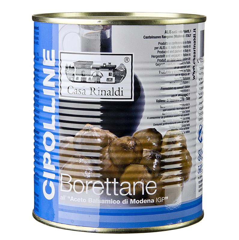 800g jar of Cipolline Borettane onions in Aceto Balsamico, a delicious Italian product