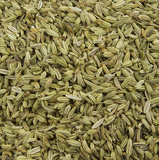 Whole 1 kg package of fennel seeds, a popular spice in cooking