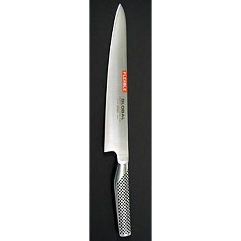 High-quality Global G-18 flexible filet knife, 24cm in length, perfect for precise filleting of fish and other meats, 1 piece