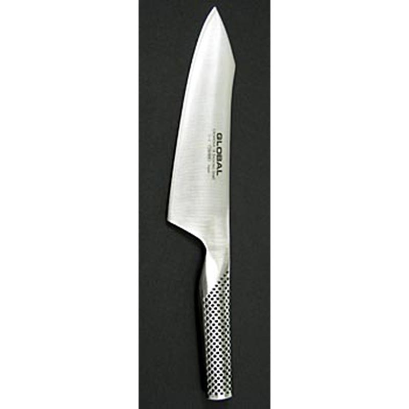 Global G-4 Universalmesser, zum Hacken und Wiegen, 18cm, 1 St alt text: 18cm Global G-4 Universalmesser designed for chopping and weighing ingredients