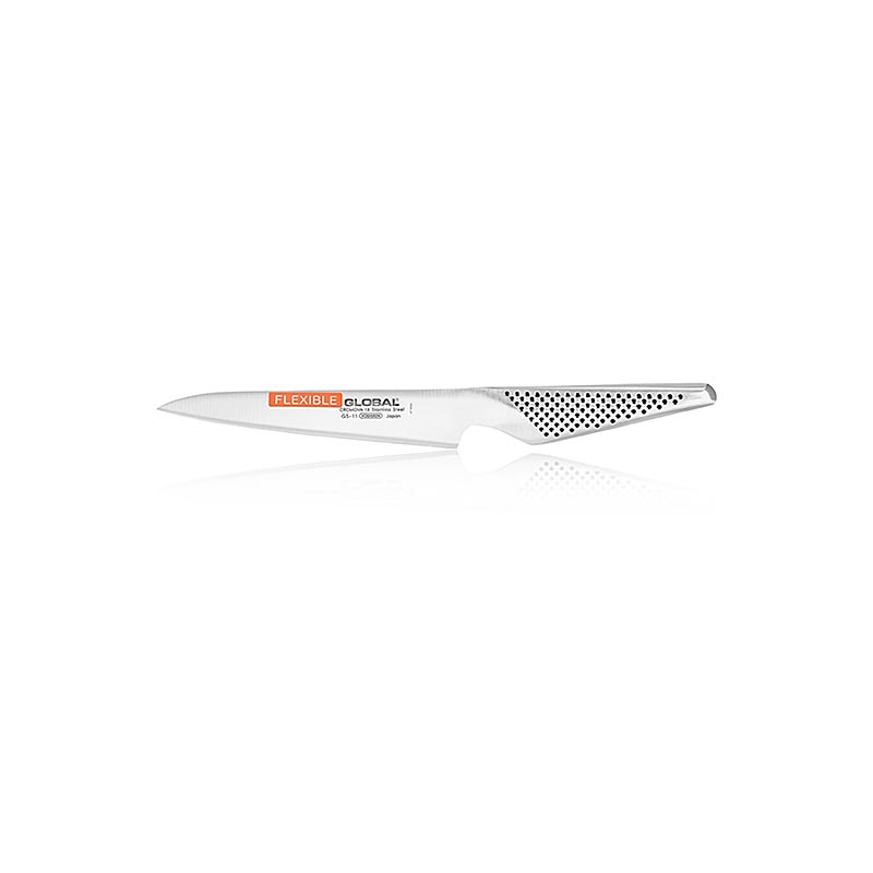 Global GS-11 Kleines Filetiermesser, flexibel, 15cm, 1 St - Ein hochwertiges, flexibles Filetiermesser für präzises Schneiden von Fisch