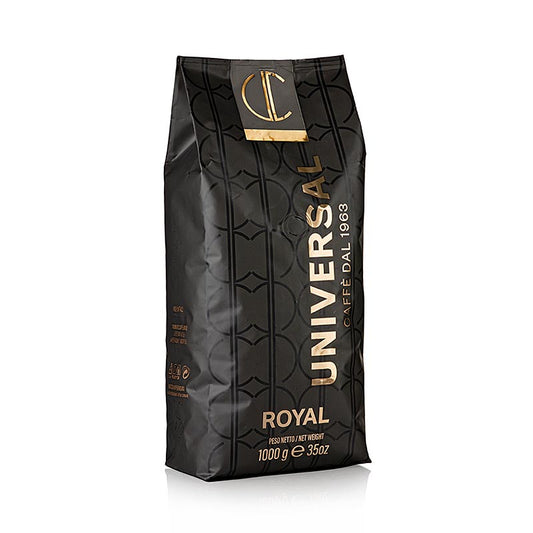 Bag of 1kg whole bean Espresso Universal Royal, 100% Arabica coffee