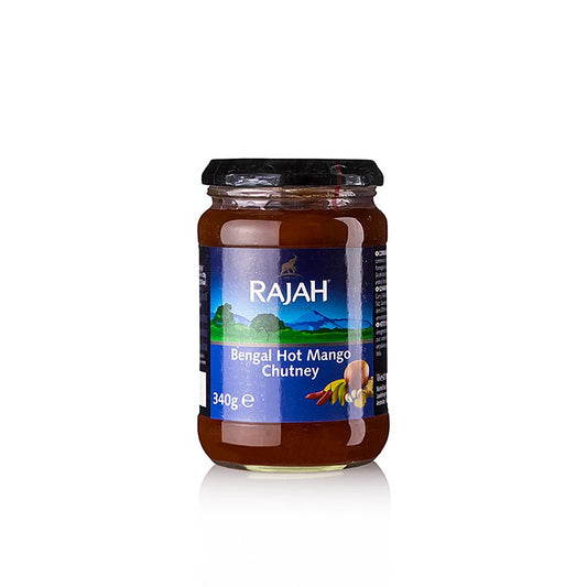 Mango chutney hot scharf Rajah 340 g product image for spicy condiments (English)