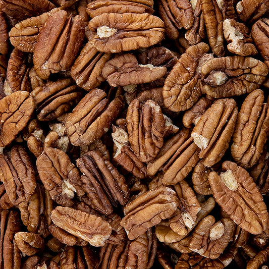 High-quality, peeled pecan nuts in a 1 kg package, perfect for baking and snacking