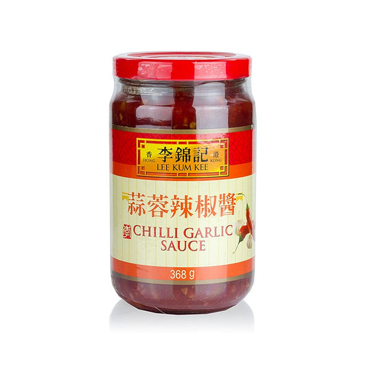 Lee Kum Kee 368g Chili-Sauce mit Knoblauch, würzige Würzsauce aus Knoblauch und Chili (German)