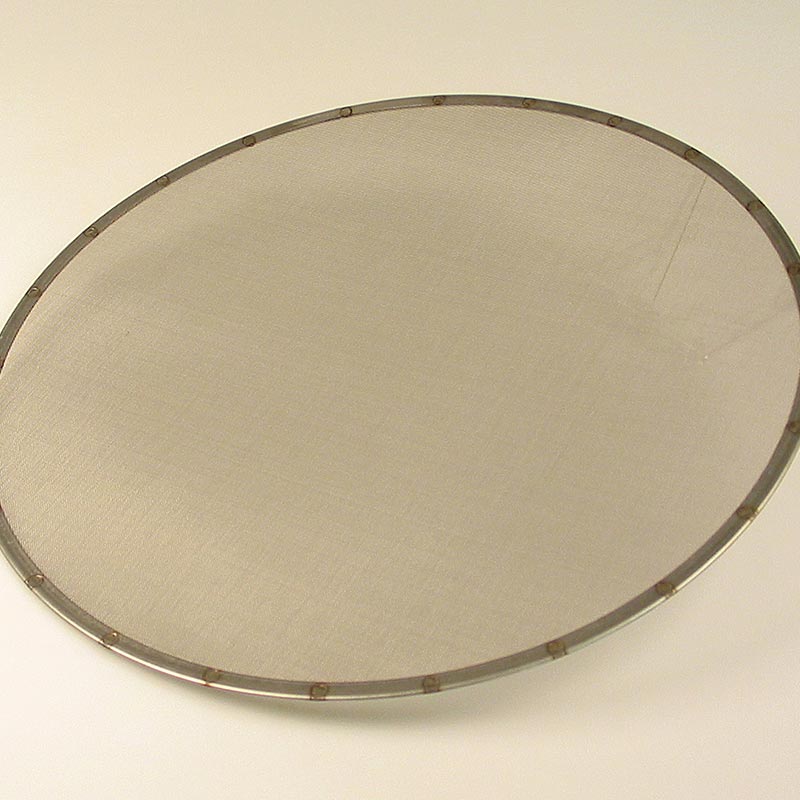 Replacement sieve for food mill (Art13089), 36cm diameter, 04mm mesh size, 1 piece (English)