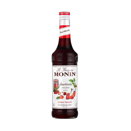 Monin Kirsch Sirup, 700 ml Flasche, für Cocktails und Desserts