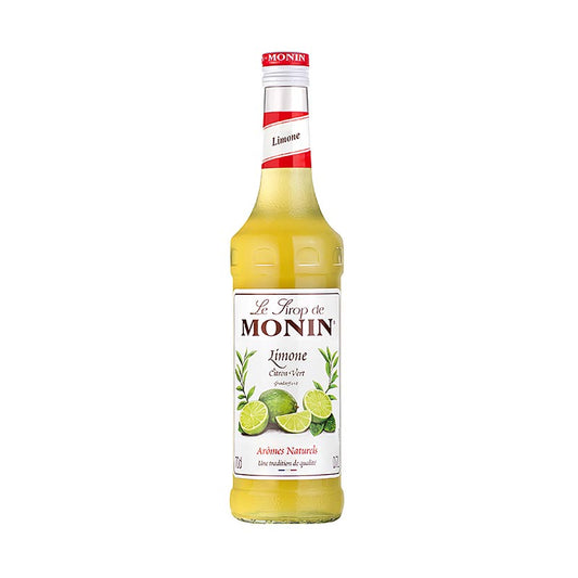 700 ml bottle of Monin Limonen Sirup, a refreshing lemon syrup for cocktails and beverages