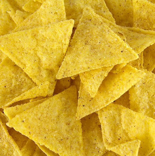 Tortilla Chips natural - gesalzen - Nachochips, El Mariachi, 5,4 kg, 12 x 450g: Knusprige Maischips mit natürlicher Salznote in praktischer Großpackung