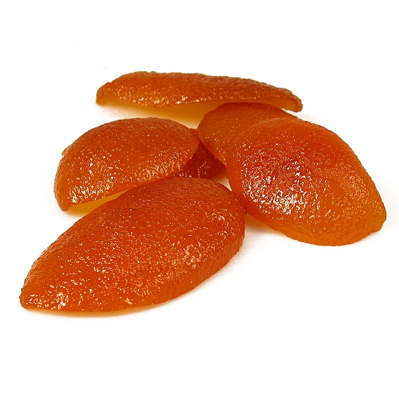 Kandierte Orangenschale in geviertelten Stücken, Corsiglia Facor, 2,5 kg - hochwertiges Produkt