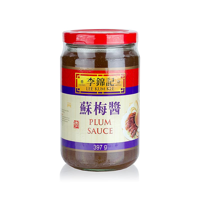 Delicious and versatile Lee Kum Kee Pflaumensauce, 397 g, perfect for adding sweet and tangy flavor to a variety of dishes