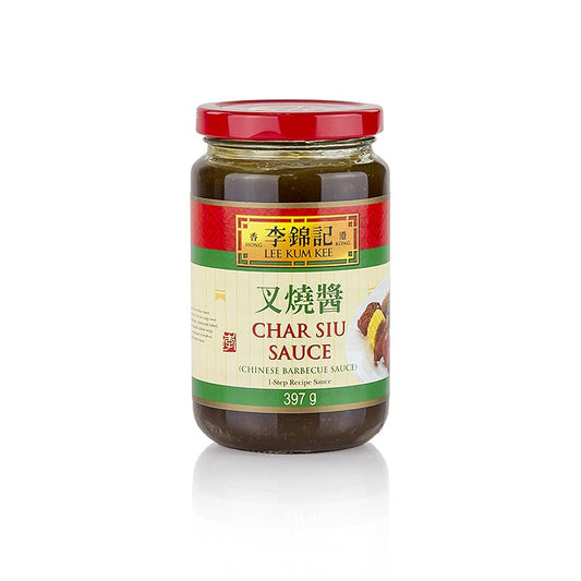 Ein Glas Chinesische BBQ Sauce Char Siu, 397 g, perfekt für authentische chinesische Gerichte und Grillabende