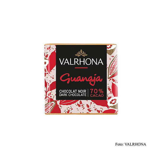 Valrhona Carré Guanaja 70% Kakao Bitterschokoladentäfelchen, 1 kg, 200 x 5g, premium quality dark chocolate squares