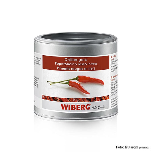 Wiberg Chilies, ganz, 100 g - Getrocknete ganze Chilischoten, scharf und würzig, zum Würzen von Gerichten, in einer 100 g Packung