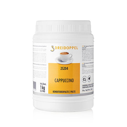 Cappuccino-Paste von Dreidoppel, No252, 1 kg, perfekt für die Herstellung köstlicher Kaffeegetränke