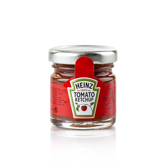 German

Alt-Text: Heinz Tomato Ketchup Portionsgläser, 39 g, perfekt für unterwegs und zum Mitnehmen