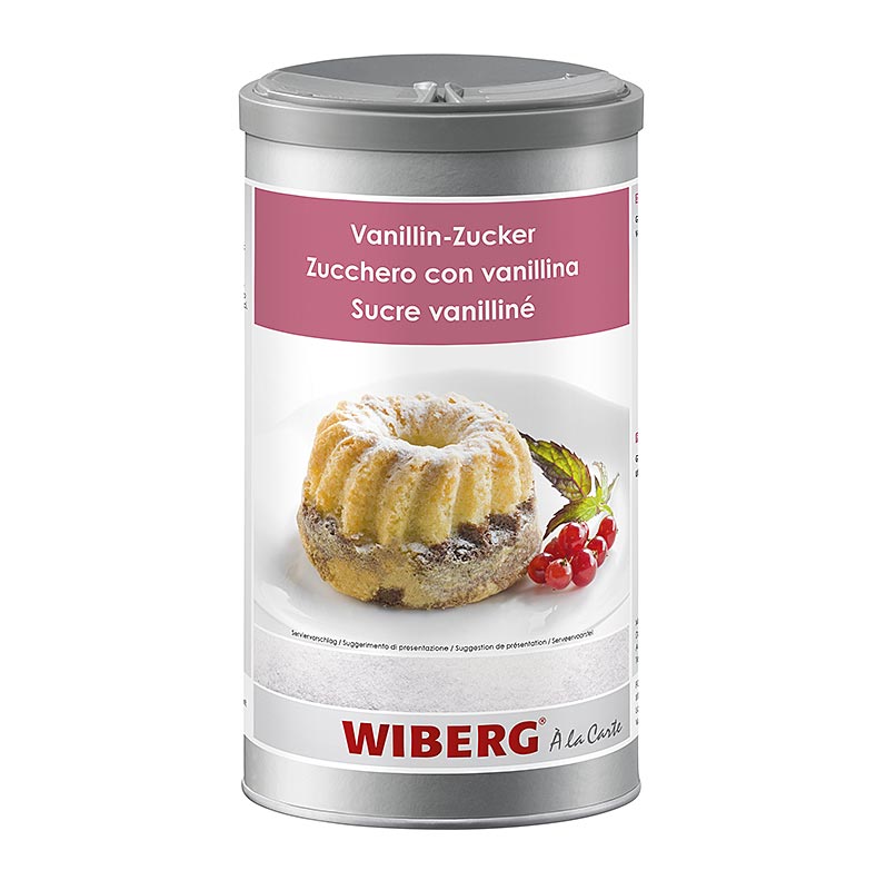 English: Wiberg Vanillin-Zucker, 1,05 kg - High-quality vanilla sugar for baking and cooking purposes