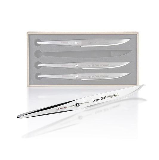 Chroma type 301 P-16 Steakmesser Set, 4 x P-15, 4 tlg - A 4-piece set of Chroma type 301 P-16 steak knives