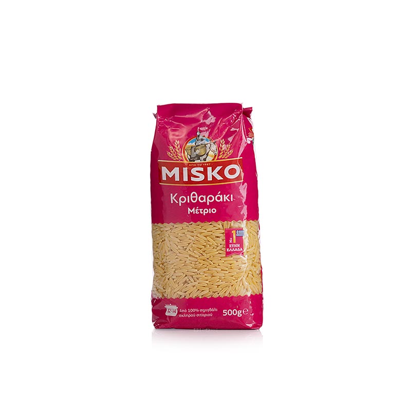 500g package of Misko Reiskornnudeln, traditional Greek rice noodles from Greece