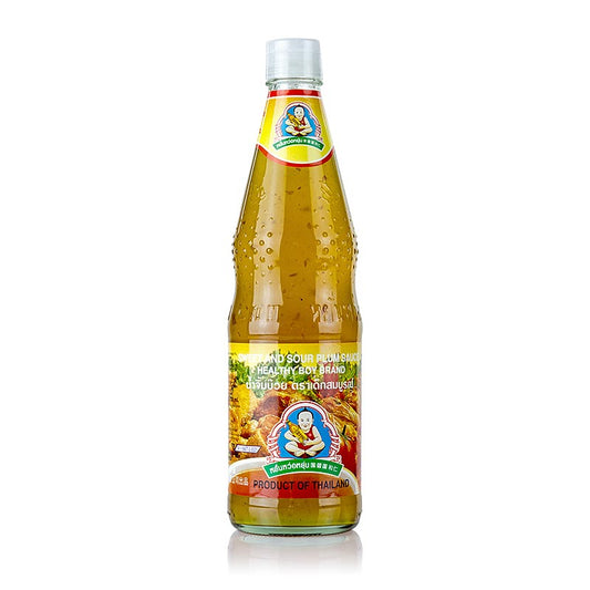 Pflaumensauce Healthy Boy 700 ml, a delicious and healthy condiment (English)