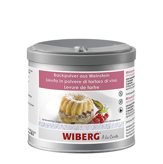 420 g of Wiberg Backpulver aus Weinstein, a phosphate-free baking powder