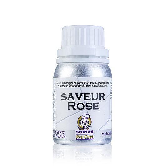 English: 125 ml bottle of SORIPA Rosen-Aroma - Rose product, a fragrant and luxurious rose-scented essential oil for aromatherapy and skincare