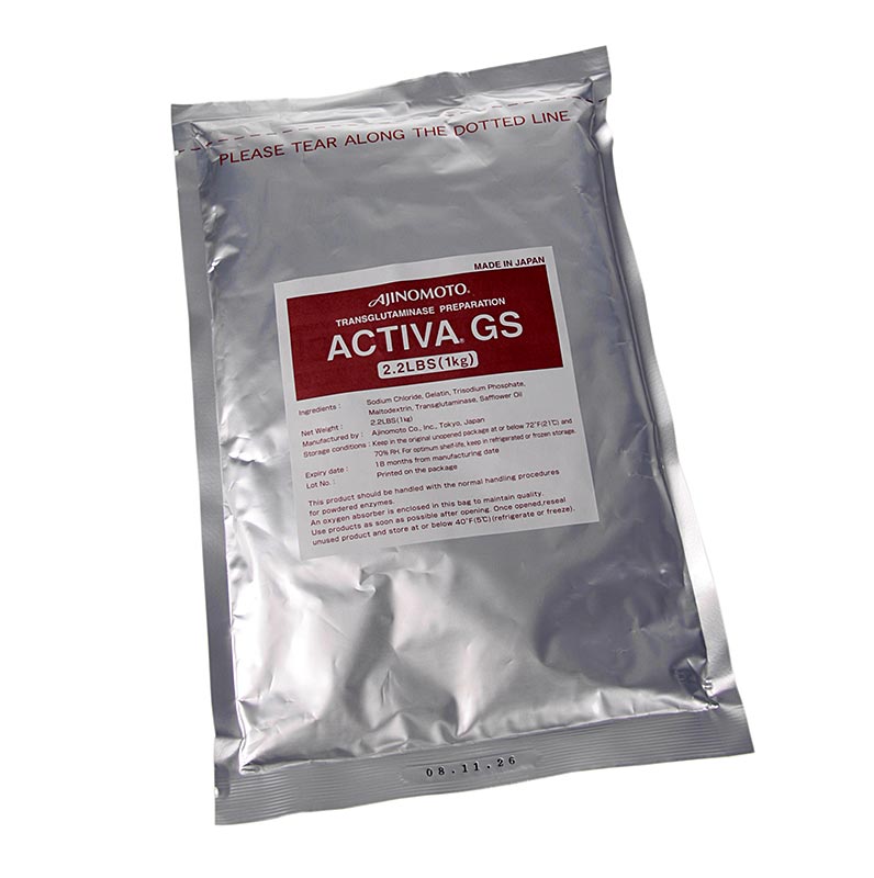 Aktiva Transglutaminase GS (SB) für Fisch, 1 kg - professionelles Bindemittel