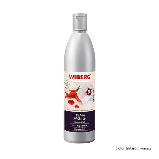 500 ml Squeeze Flasche WIBERG Crema di Aceto mit Hibiskus-Chili für vielseitigen Genuss (German)