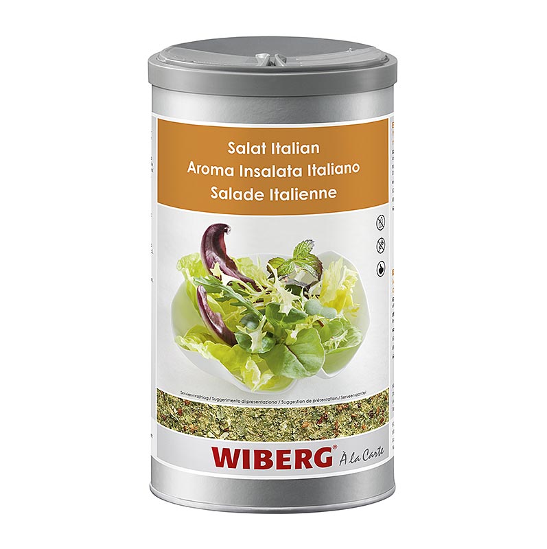 Wiberg Salat Italian Style, Würzmischung mit Bindung, 880 g - Eine köstliche Mischung aus italienischen Kräutern und Gewürzen, perfekt für Salate und Dressings