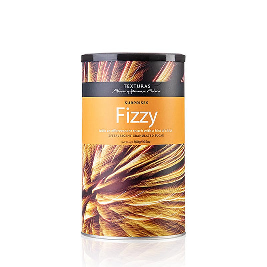 Fizzy (Sprudelmittel), Texturas Ferran Adrià, 300 g - Produktbild zeigt die Verpackung von 300 g Fizzy (Sprudelmittel) von Texturas Ferran Adrià