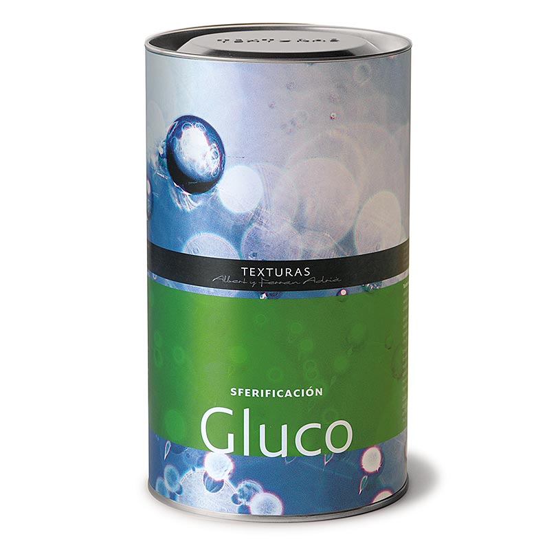 A 600g product of Gluco (Calciumglukonat und -lactat), Texturas Ferran Adrià, E 578, E 327