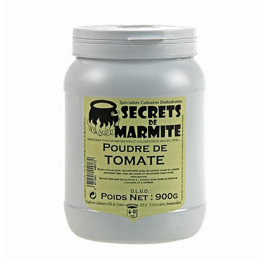 German: Tomaten Micro-Pulver, zum Färben und Aromatisieren, Secrets de Marmite / Soripa, 900 g - hochwertiges Produkt für intensive Farbe und Aroma in der Küche