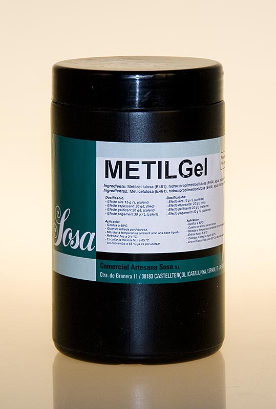 Metilgel (Methylcellulose), E 461, 300 g - high-quality dietary fiber supplement for gastrointestinal health and regularity (English)