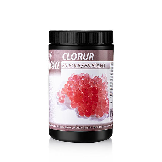 750g of Clorur (Calciumchlorid) E 509, a high-quality calcium chloride product (English)