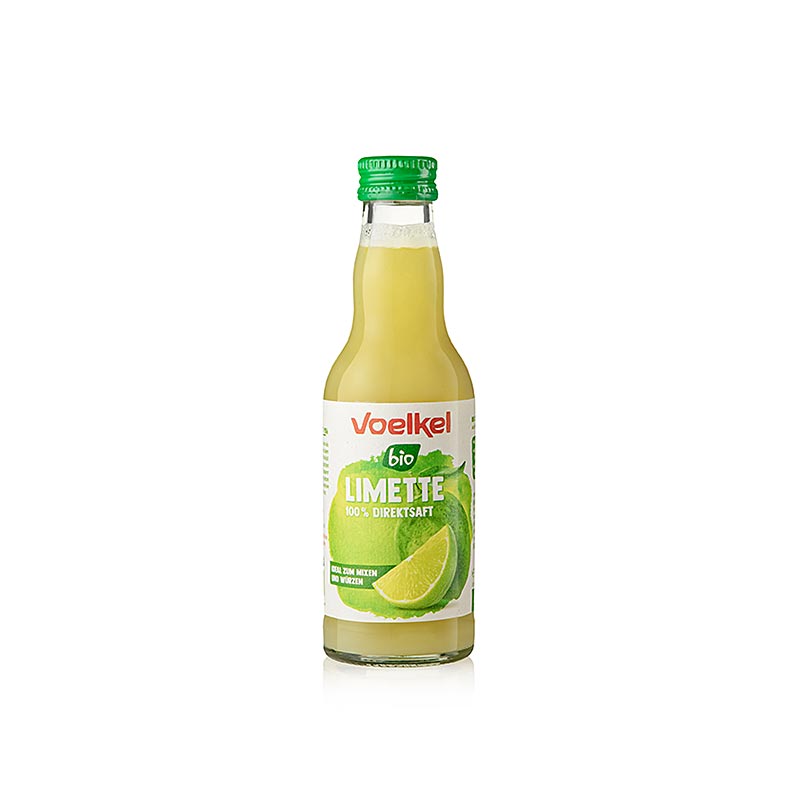 Limettensaft, 100% Direktsaft, ungezuckert, Voelkel, BIO, 200 ml