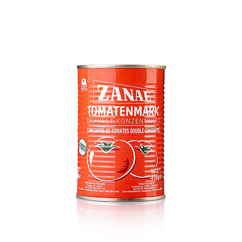 Tomatenmark, doppelt konzentriert, 410g, ZANAE, 410 g - hochwertiges, konzentriertes Tomatenmark in der praktischen 410g Packung von ZANAE