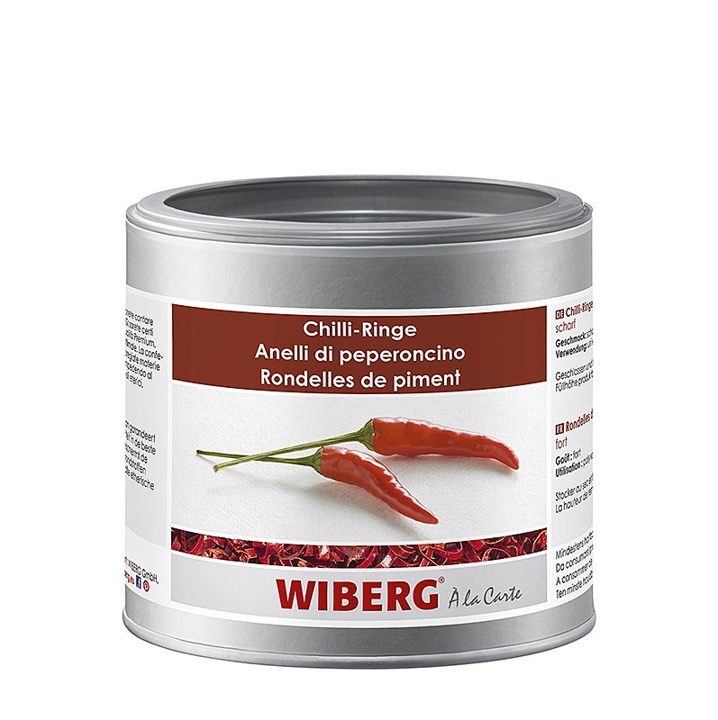 Wiberg Chiliringe (Dekorschnitt), 45 g - feurige Gewürzmischung in Ringform für scharfe Geschmackserlebnisse