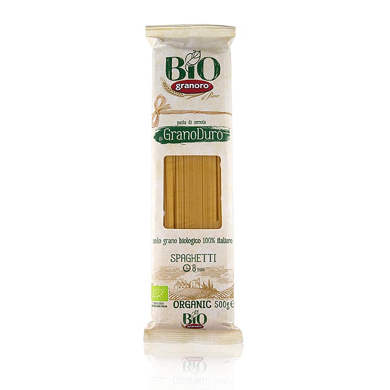 Organic Pasta Granoro Spaghetti Vermicelloni No12, 2mm, 500 g package