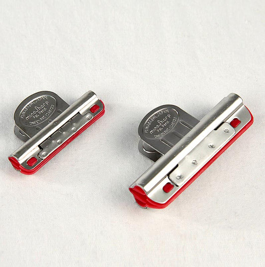 Two-piece Mino Sharp sharpening aid set with clamp for small and large knives