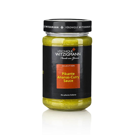 Pikante Ananas-Curry Sauce, 225 ml - köstliche exotische Sauce für besondere Gerichte