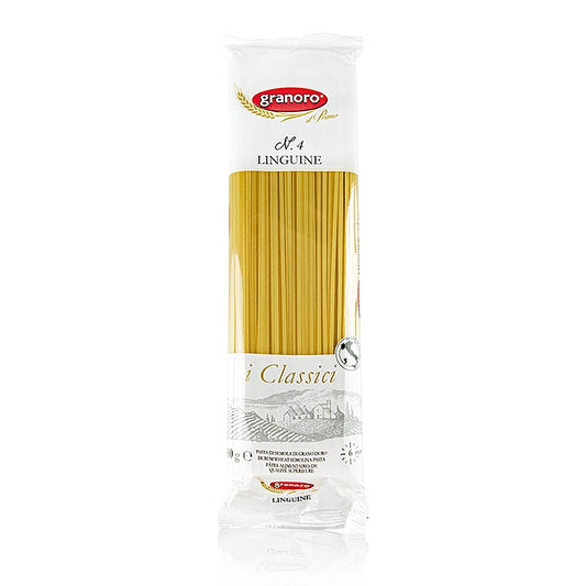 Granoro Linguine, 2mm No4, 12 kg bulk pack of 24 x 500g pasta packets