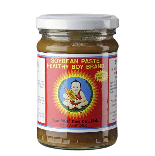 Sojabohnenpaste F1, Healthy Boy, 245 g, a nutritious and flavorful condiment made from soybeans