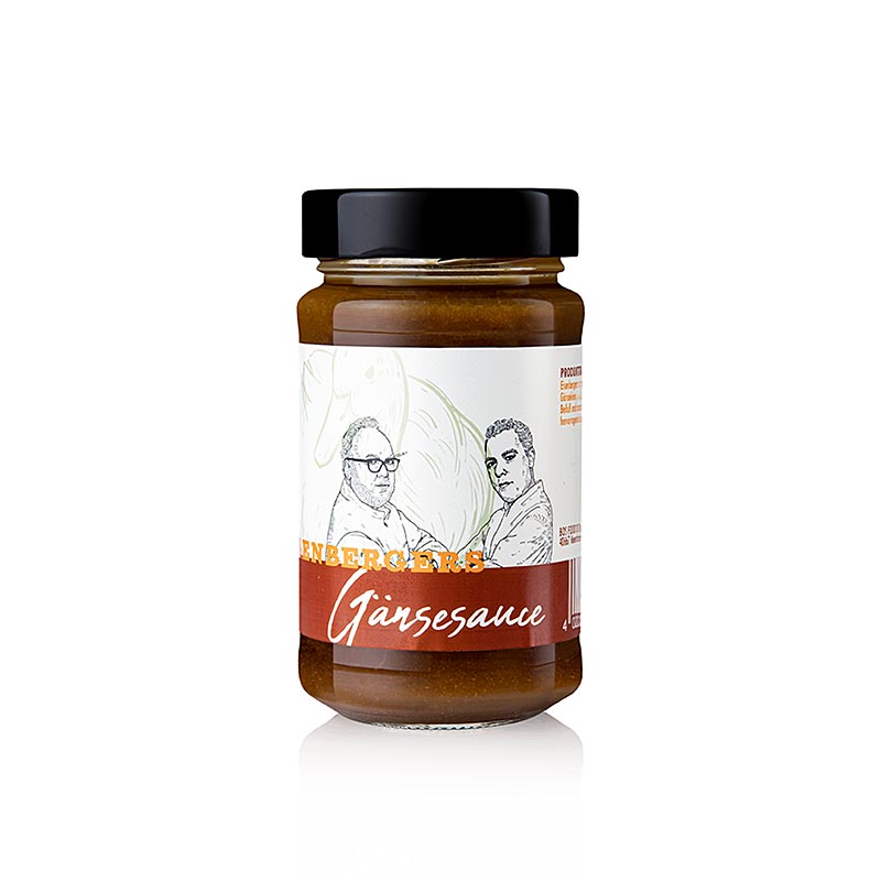 Eisenberger's Gänsesauce, a rich and flavorful winter season sauce, 225ml, infused with the delicious taste of red wine