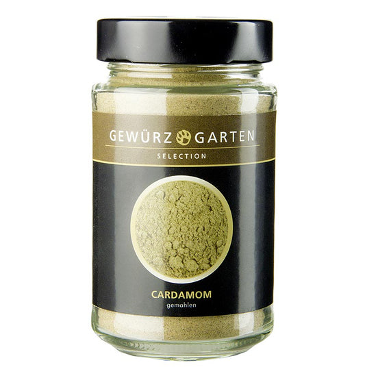 Gewürzgarten Cardamom, gemahlen in der Hülse, 100 g, aromatisches Gewürz für köstliche Speisen und Getränke