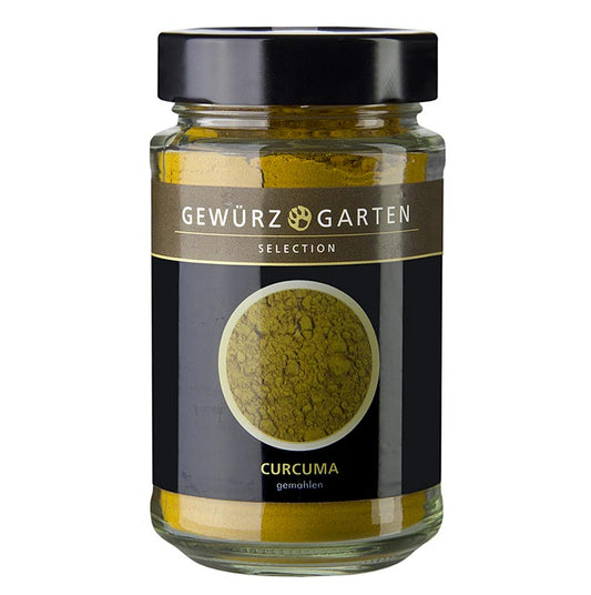 Gewürzgarten Curcuma (Tumeric), gemahlen, 120 g - Bio-Qualität, fein gemahlenes Gewürz für köstliche, gesunde Gerichte und Getränke