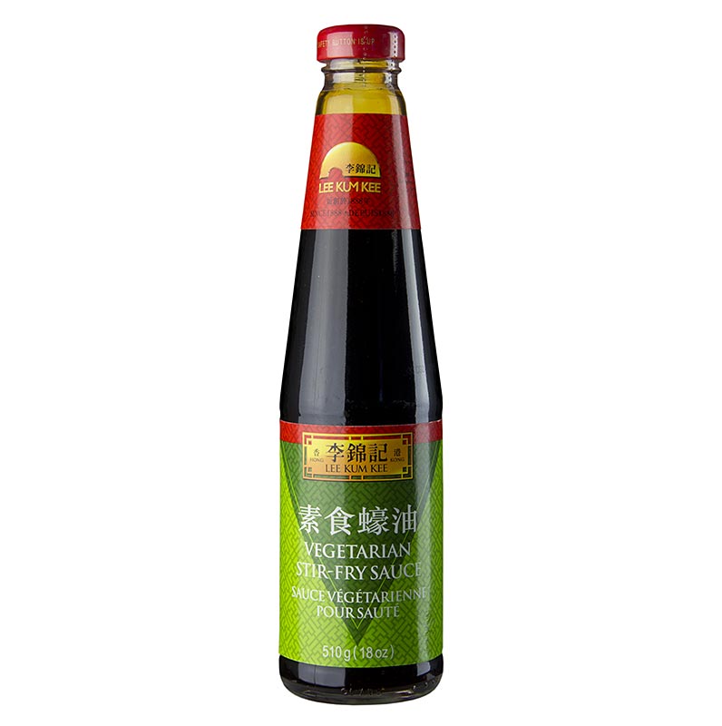 Delicious Lee Kum Kee 510g Vegetarische Würzsauce mit Pilzen, perfect for enhancing vegetarian dishes with rich, savory mushroom flavor