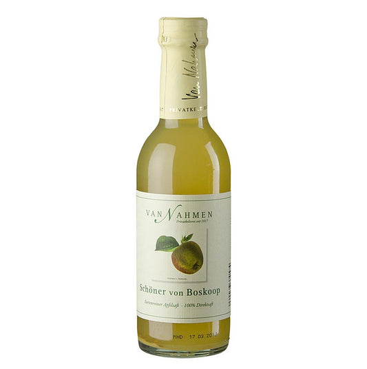 Van Nahmen - Boskoop Apfelsaft, 100% Direktsaft, 250 ml - Premium apple juice made from hand-picked Boskoop apples in a 250 ml bottle