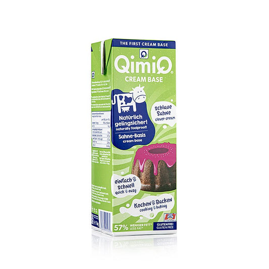 QimiQ Saucenbasis Natur, ideal für sämige Suppen und Saucen, enthält 15% Fett, 1 kg - German